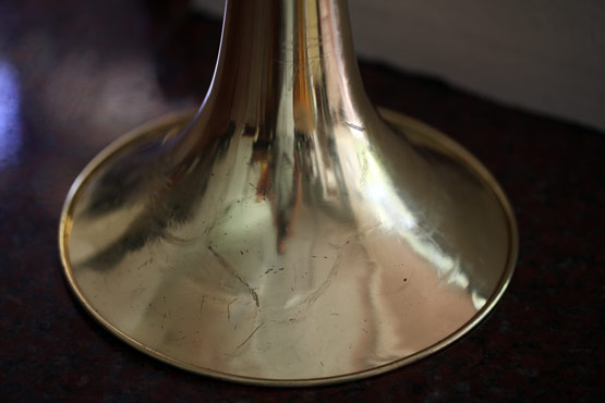 Damaged alto bell